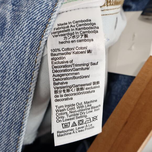 J.Crew 84' Low Rise Distressed Wide Leg Jean Synniva Wash Size 26 Tall NWT - Picture 10 of 10